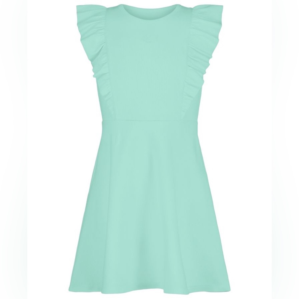 Calvin Klein Big girls Flutter Rib Dress